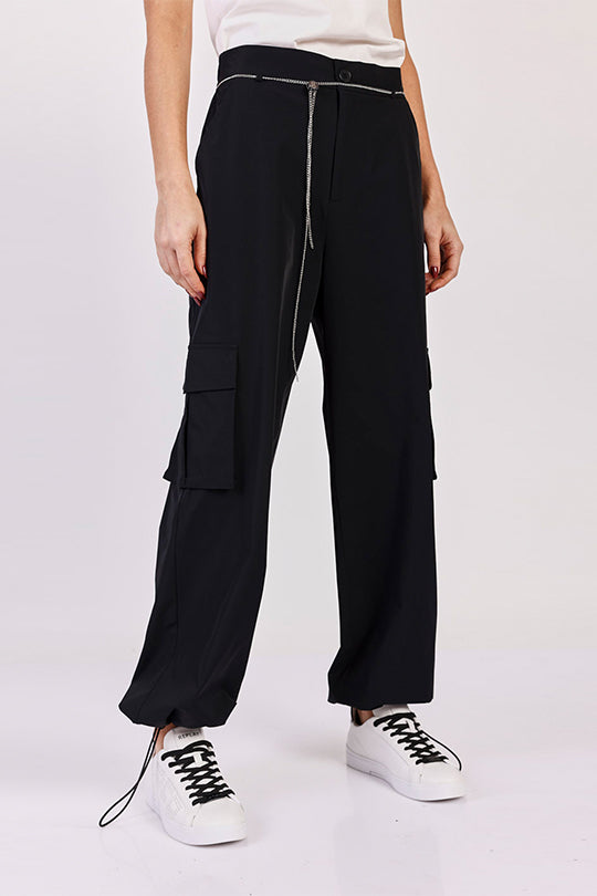 W LONG PANTS 24273866 BLACK 99