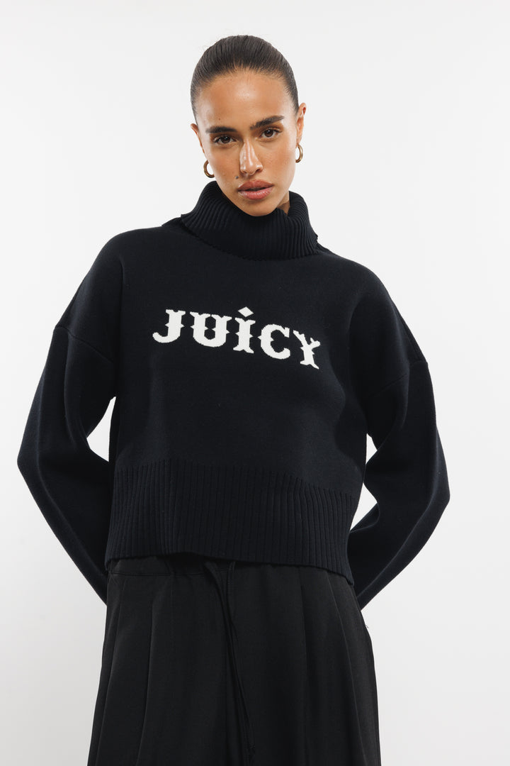 סוודר גולף Juicy Couture בצבע שחור