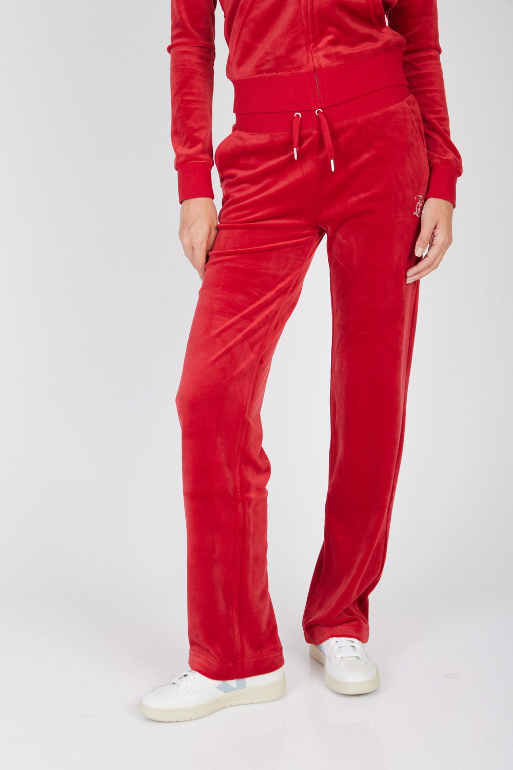 IXED CRYSTAL TRACK PANT ASTOR RED 122 - Juicy Couture