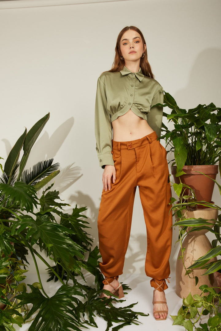 STAV PANTS HOUSE OF JAFFA X RAZILI RUST 120 - House Of Jaffa X Razili