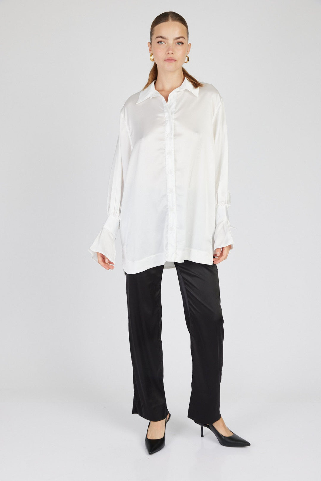 WILLA SHIRT דנה סידי WHITE 002 - Dana Sidi