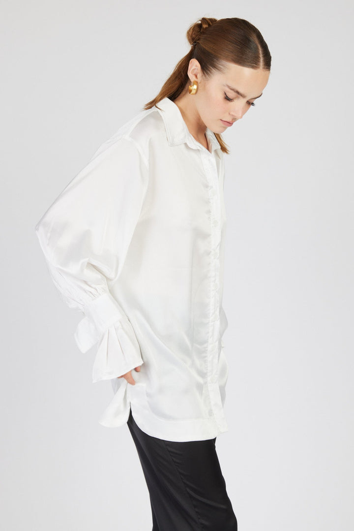 WILLA SHIRT דנה סידי WHITE 002 - Dana Sidi